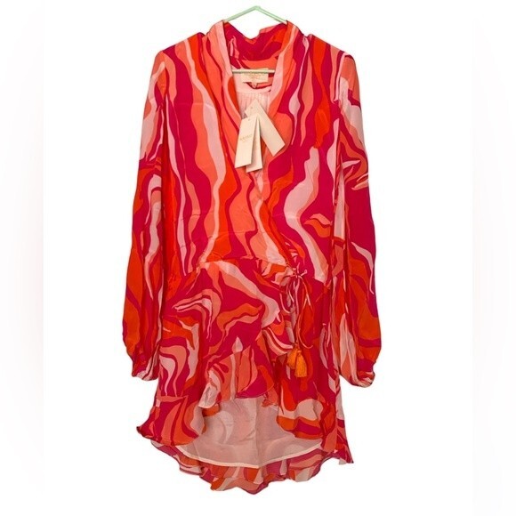 NWT ROCOCO SAND EMILY DRESS - PINK. Size XS (runs big) - Picture 14 of 15